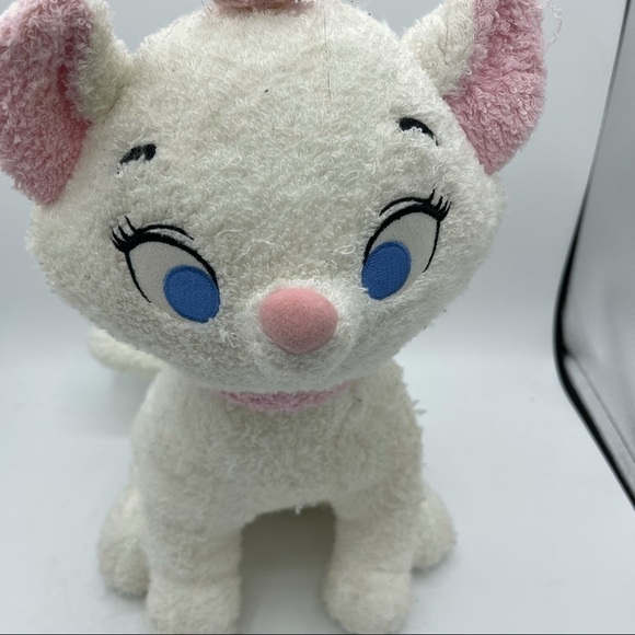 Disney Marie Aristocats Plush 15" White Pink Stuffed Animal Cat - Picture 6 of 8